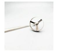 Verrerie et matériel de laboratoire 1 ensemble de turbine d'agitation de laboratoire en acier inoxydable avec agitateur et tige d'agitation(80x8x350mm)