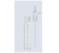Verrerie et matériel de laboratoire 1 pièce/lot 10 ml/25 ml/50 ml/75 ml/125 ml/250 ml/275 ml tube d'échantillonnage en verre de laboratoire avec amortisseur d'impact(125ml Transparent)