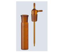Verrerie et matériel de laboratoire 1 pièce/lot 10 ml/25 ml/50 ml/75 ml/125 ml/250 ml/275 ml tube d'échantillonnage en verre de laboratoire avec amortisseur d'impact(75ml Brown)