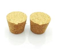 Verrerie et matériel de laboratoire Bouchon de bouteille en verre avec bouchon en liège, diamètre supérieur de 18 mm à 54 mm, 20 pièces(51x41x35mm)