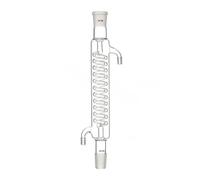 Verrerie et matériel de laboratoire Condenseur L. 120 mm/200 mm/250 mm/300 mm/400 mm/450 mm/500 mm Joint 24/29 Condenseur avec tube intérieur spiralé(E.L.200mm)