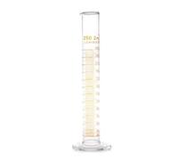 Verrerie et matériel de laboratoire Éprouvette graduée en verre de 250 ml avec bec verseur et graduation for laboratoire