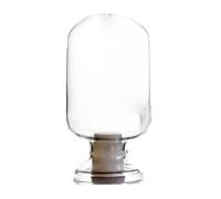 Verrerie et matériel de laboratoire Flacon d'échantillon en verre de 500 ml à tête ronde avec bouchon en caoutchouc, présentoir à cristaux for poudre de graines
