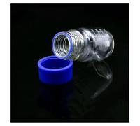 Verrerie et matériel de laboratoire Flacon mobile de 100 ml for phase liquide, bouchon bleu de laboratoire, flacon de stockage à col à vis, flacon de solvant de phase(100ml 4hole)