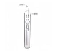 Verrerie et matériel de laboratoire Instruments expérimentaux de laboratoire à piège à froid sphérique ou droit en borosilicate(Straight Bubbler)
