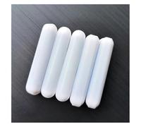 Verrerie et matériel de laboratoire Lot de 10 barreaux d'agitation magnétiques de laboratoire C6 x 30 mm, sans anneau de pivot, blancs