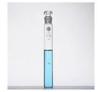 Verrerie et matériel de laboratoire Lot de 2 tubes colorimétriques en verre de 25 ml, 50 ml et 100 ml avec bouchon en verre for expériences(25ml)