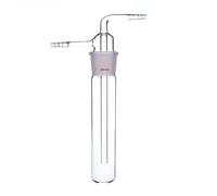 Verrerie et matériel de laboratoire Piège à bouche de broyage, type fendu, avec buse de 10 mm, verre borosilicaté V16(V164034)