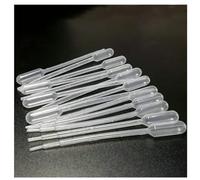 Verrerie et matériel de laboratoire Pipettes Pasteur en plastique de 0,2 à 10 ml, 300 pièces/lot, for transfert et compte-gouttes, utilisées en laboratoire(0.2ml)