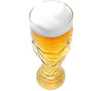 Verres à bière, chope de bière « Coupe de football 2026, Chope bière originale forme coupe Verre bière et cocktails Article pour les fans, idéal pour les soirées visionnage public (Hercule - 750 ml)