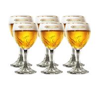 Verres à bière Grimbergen sur pied 250 ml - 6 pièces
