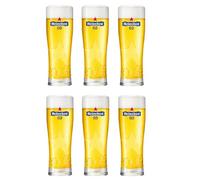 Verres à bière Heineken 0.0 Star 250 ml - 6 pièces
