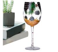 Verres à boire de Noël, verres à vin de Noël | Arbre de Père Aiguilles de Pin Tasse en Verre avec Tige - Décoration de verrerie de noël, pièce maîtresse de Table amusante pour le vin, le jus