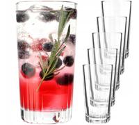 KADAX Leni Lot de 8 Verres à Whisky, Eau, Jus - Verres Universels en Cristal pour Boisson, Fête (344 ml)