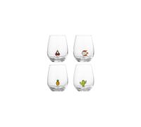 Verres à boire (Lot de 4) en verre transparent Misa
