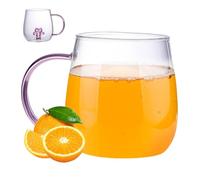 Verres À Boire Mignons - Tasses D'animaux 3D En Verre Borosilicaté Transparent De 380 Ml,Verres Résistants À La Chaleur Pour, Cafés, Tasse De Dessin Animé Pour Boissons Froides Et Chaudes