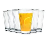 Verres à boissons - EXCELLENT HOUSEWARE - 270 ml - 6 pièces - 12 cm hauteur - 8 cm diamètre - Transparents