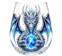 Verres à bourbon 3D en forme de dragon sans pied pour vin, whisky | Verres à boire pour dîner, maison, fête, vacances, bar, club, restaurant, banquet, célébration
