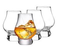 Verres à Dégustation - 4 Pièces 180ml Soufflé Main - Pour Whisky, Cognac et Cadeaux