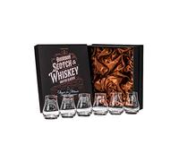 Verres à Dégustation pour Whisky, Scotch et Bourbon | Lot de 6 | 100 ml | Petits Copitas en Cristal Professionnels en Forme de Tulipe sans Pied pour Déguster des Spiritueux Purs
