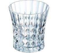 Verres à eau - Cristal d'Arques - Lady Diamond - Verre ultra transparent - Design vintage