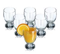 Verres à eau KADAX, lot de 6, ensemble de verres décoratifs, 250 ml, Marie