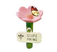 Verres à eau pour papillons | Stations pour abreuvoir d'extérieur avec tasses | Accessoires pour pollinisateurs assiégés comme papillons pour terrasse allées jardin ferme