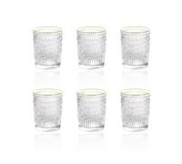 Verres à Eau, Verres à Boire, Lot De 6, En Verre, Verres à Cocktail, AdaptéS à Un Usage Quotidien, Aux DîNers De Famille, Aux Restaurants Et Aux ScéNarios En Plein Air