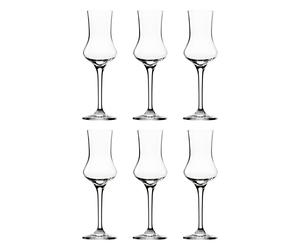 Verres à grappa, Lot de 6 - 90 ml, pour déguster et apprécier les spiritueux fins