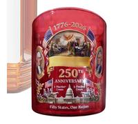 Verres À Liqueur - Récipient De Dégustation Premium De 150 Ml | Tasse À Bourbon Historique, Gobelet À Whisky Patriotique, Verres Du Patrimoine, Pièce De Service À Cocktail, Idée De Cadeau D'anniversai