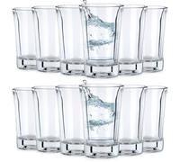 VILDE Lot de 12 verres 40 ml - Verre épais - lavable au lave-vaisselle - design intemporel - parfait pour liqueurs