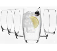 Verres à long drink Acense Clear Empire, lot de 6, 510 ml | Ensemble de 6 grands verres à cocktail Acense Clear Empire de 510 ml, conçus pour servir des cocktails, de l'eau et des