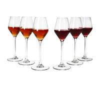 Verres à porto - MAMBOCAT - Carré - Lot de 6 - 80 ml - Verre à pied transparent