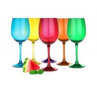 Verres A Vin 300ml Dans 6er-Pack Mélange Verre de Vin Verres de Vin Rouge Blanc