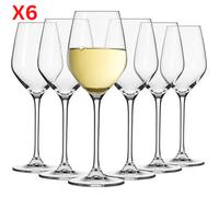 Verres à Vin Blanc Cristal Splendour - Lot de 6 - 200ml Lave - Vaissellez Krosno