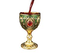 Verres À Vin Blanc,Flûtes Rétro Européennes À Pied Métallique - 30ml Petits Verres À Vin Rouge Réutilisables,Pour Cocktail Tequila Vodka Brandy Saké Cuisine Bar Fête Anniversaire Mariage Vacances