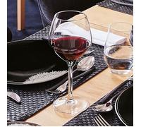 Chef&Sommelier - Lot de 6 Verres à Pied Cabernet Vins Jeunes en Cristallin - Verres de Dégustation Sobres et Élégants - Résistance Hors Norme - Transparence Absolue - Verres à Vins de 35 cl