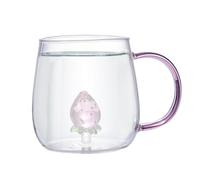 Verres à vin de cactus - Tasse en verre tridimensionnel avec Tasse de cactus de dessin animé Tasse à thé de café | Tasses à café en verre transparent multi-usages, verres esthétiques, gobelets