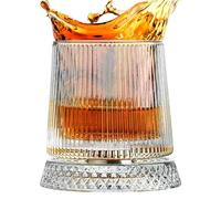 Verres à vin,Dessous de verre rotatif à 360 degrés - Tasses à whisky,Pour Boire par les hommes, les pères et les conjoints pendant les fêtes, Noël, les anniversaires et les vacances