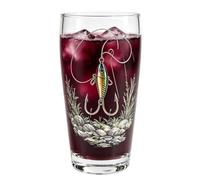Verres à vin drôles transparents avec imprimé poissons, cocktails, eau | Verrerie en forme d'animal pour cuisine, décoration d'intérieur, bar, boisson, lait, jus, cocktails glacés, banquet, dîner F