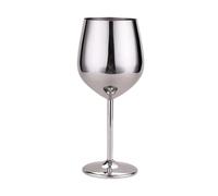 Verres à vin en acier inoxydable | Verres à pied hauts pour vin, verres à pied avec bon lustre pour restaurant, fête, bar et famille