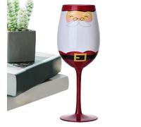 Verres à vin en avec motif de Noël peint à la main - Verre à vin en de 450 ml - Verre à vin en - Verre à vin en de 450 ml - Pour la maison, les fêtes