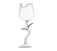 Verres à vin fantaisie - Verres à champagne élégants - En forme de - Verre créatif résistant à la chaleur pour boire en toute sécurité - Idéal pour les rassemblements, les dîners formels, les