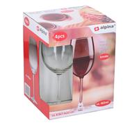 Verres à vin fumés 465 ml - Lot de 4