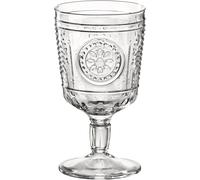 Verres À Vin Romantique De Vintage Italien Couper Gobelets De Verre Pour Blanc Rouge - Lave-Vaisselle Coffre-Fort - 320ml - Clear - Pack De 6