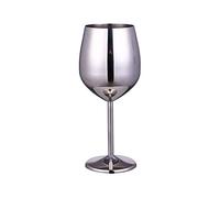 Verres à vin rouge en acier inoxydable pour champagne et cocktails, fournitures de restaurant, verres à champagne pour fête, mariage, réception - Verre en acier inoxydable doré