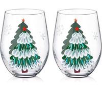 Verres à Vin Sans Pied Peints à la Main 560 ml Vendos85