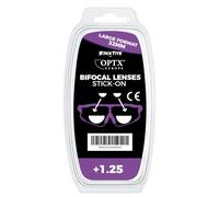 Verres bifocales amovibles pour presbyopie 32 mm pour masques de plongée, lunettes normales et de sport (+1,25)