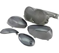 Verres de clignotants et feu arrière STR8 pour MBK Ovetto / Yamaha Neos, noir
