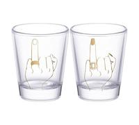 Verres de mariage | Nouveau couple de mariés Design de doigt d'anneau en verre d'alcool | Récipient de boisson de collection pour fête de mariage de Noël, réunion de famille | Restaurant Barbecue